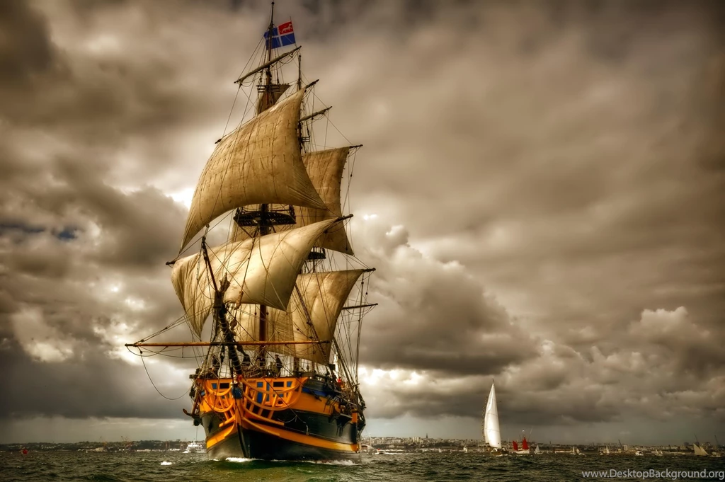 28+ HD Sailing Ship Wallpapers, Backgrounds, Images