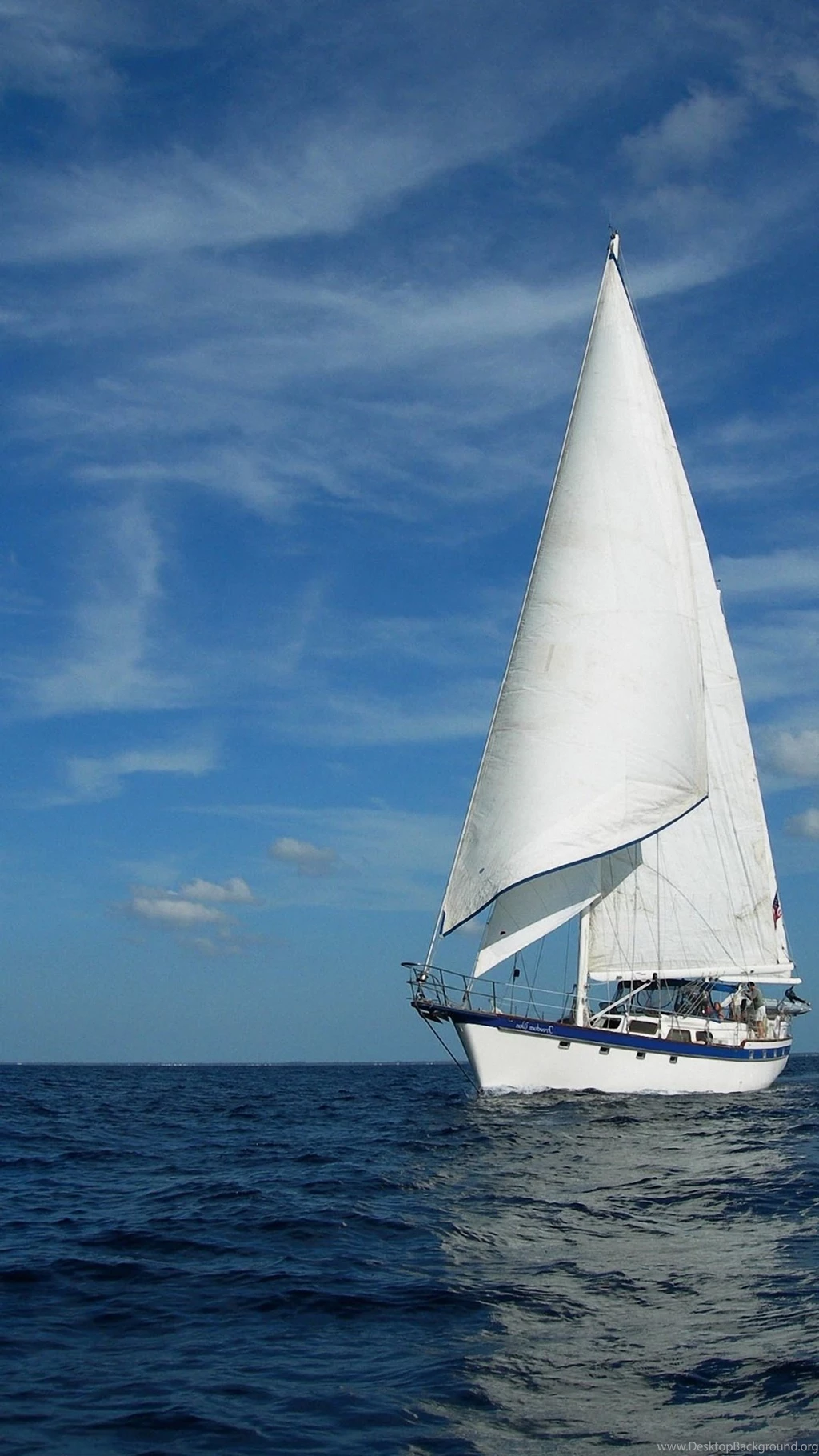 Sailboat On Sea iPhone 6s Wallpapers HD