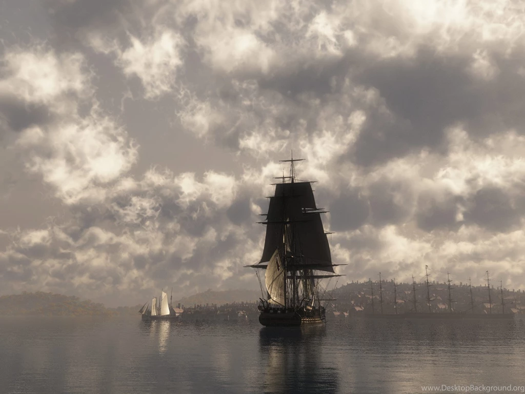 Desktop Wallpapers · Gallery · 3D Art · Sailboat