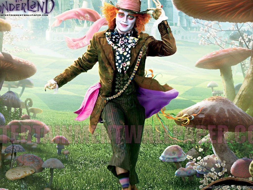 Wallpapers Alice In Wonderland Free Funny Depp Mad Hatter 1024x768 ...