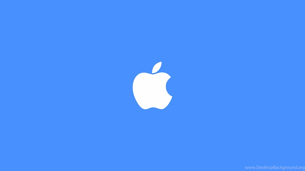 Apple Logo Blue