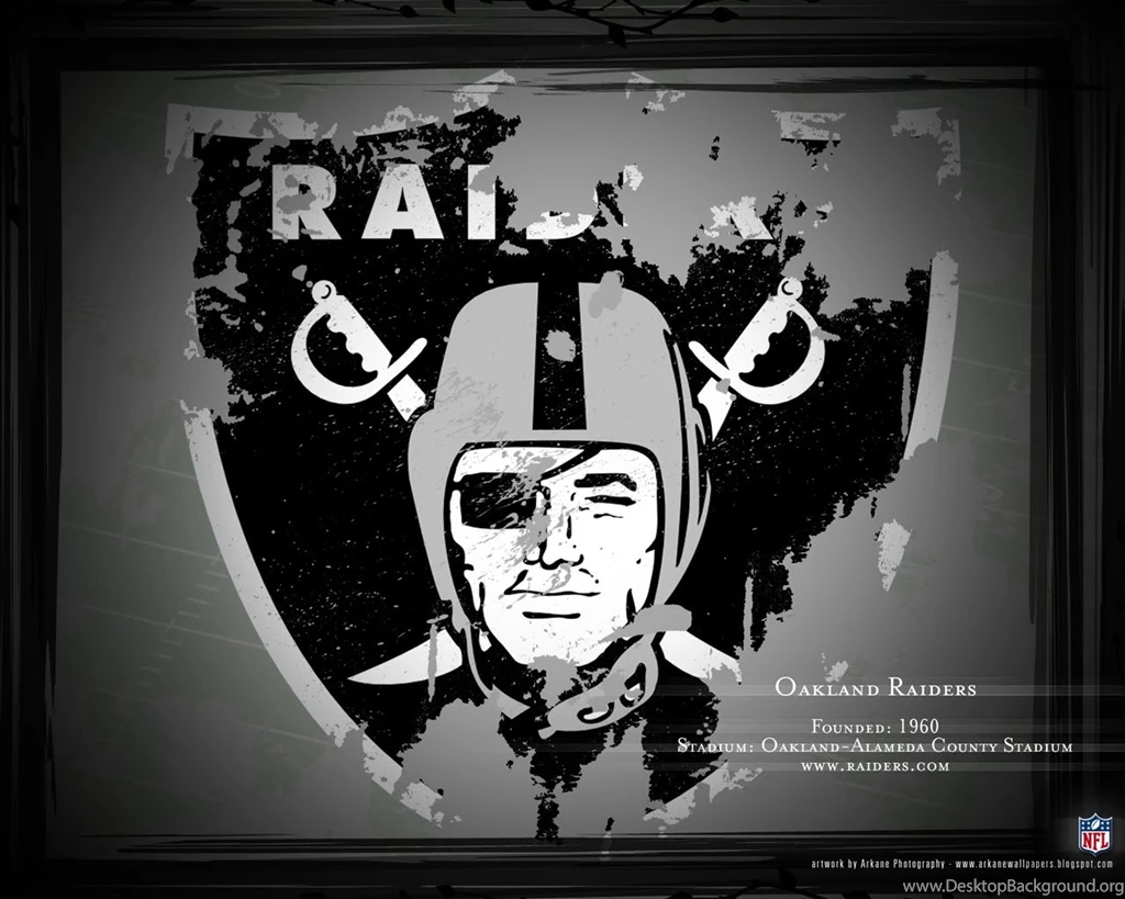 Oakland raiders logo wallpaper for desktop 128 50588 Desktop ...