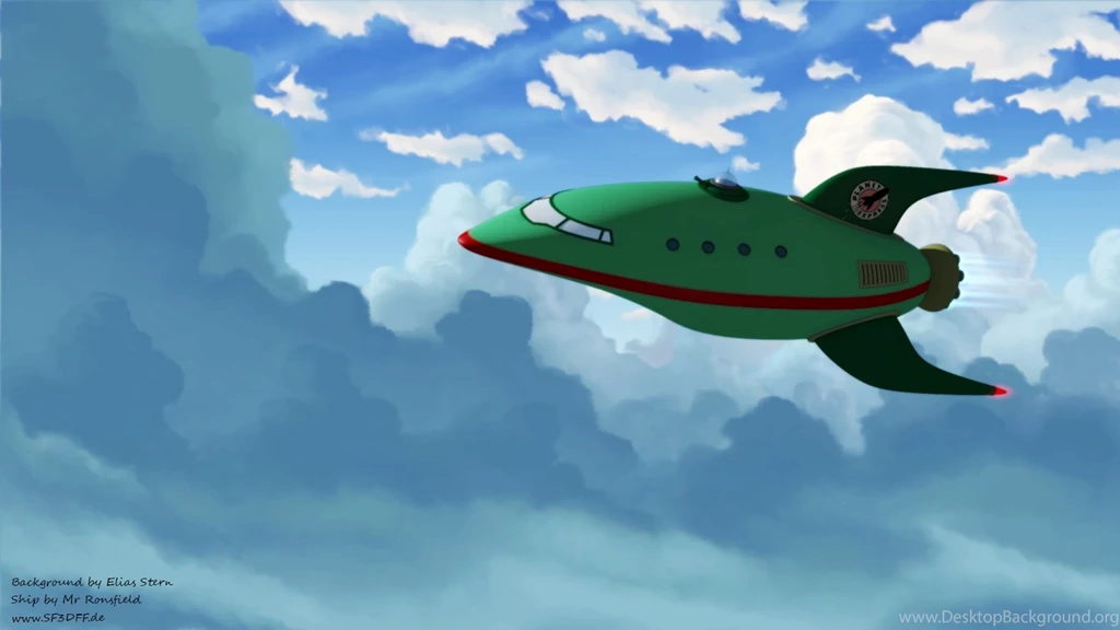 DeviantArt: More Like Planet Express Ship By MrRonsfield