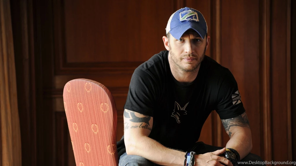 Download Wallpapers 1920x1080 Tom Hardy, Cap, Man, Tattoo, Actor ...