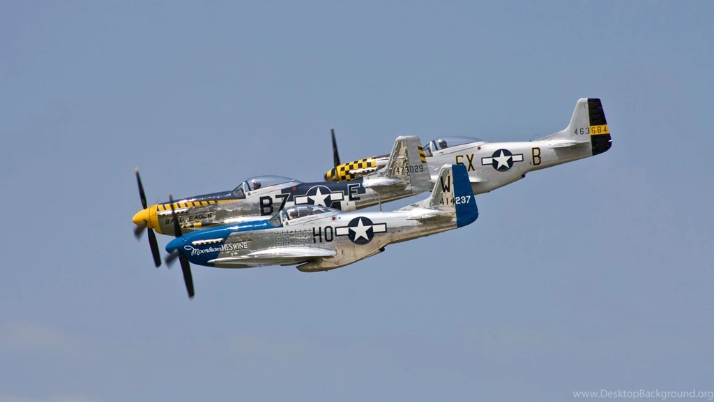 SuperHD.pics: P 51 Mustang Warbird Aircraft Desktop Bakcgrounds