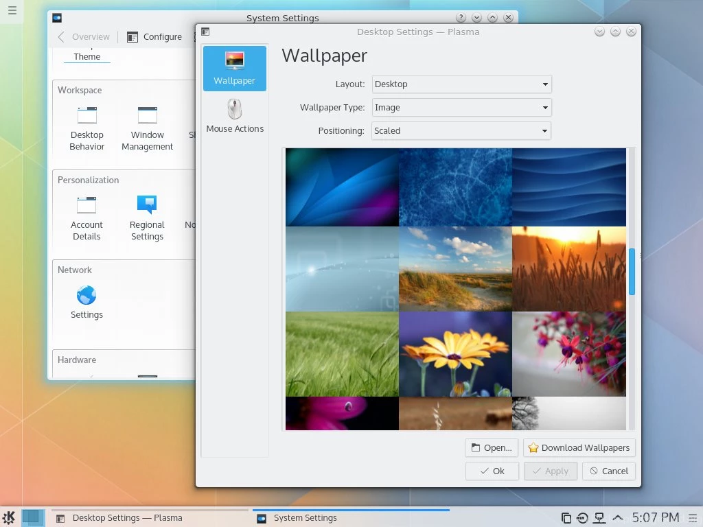 Wallpapers Module On The Desktop • KDE Community Forums