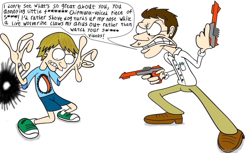 The Angry Video Game Nerd...? By RJGrid On DeviantArt