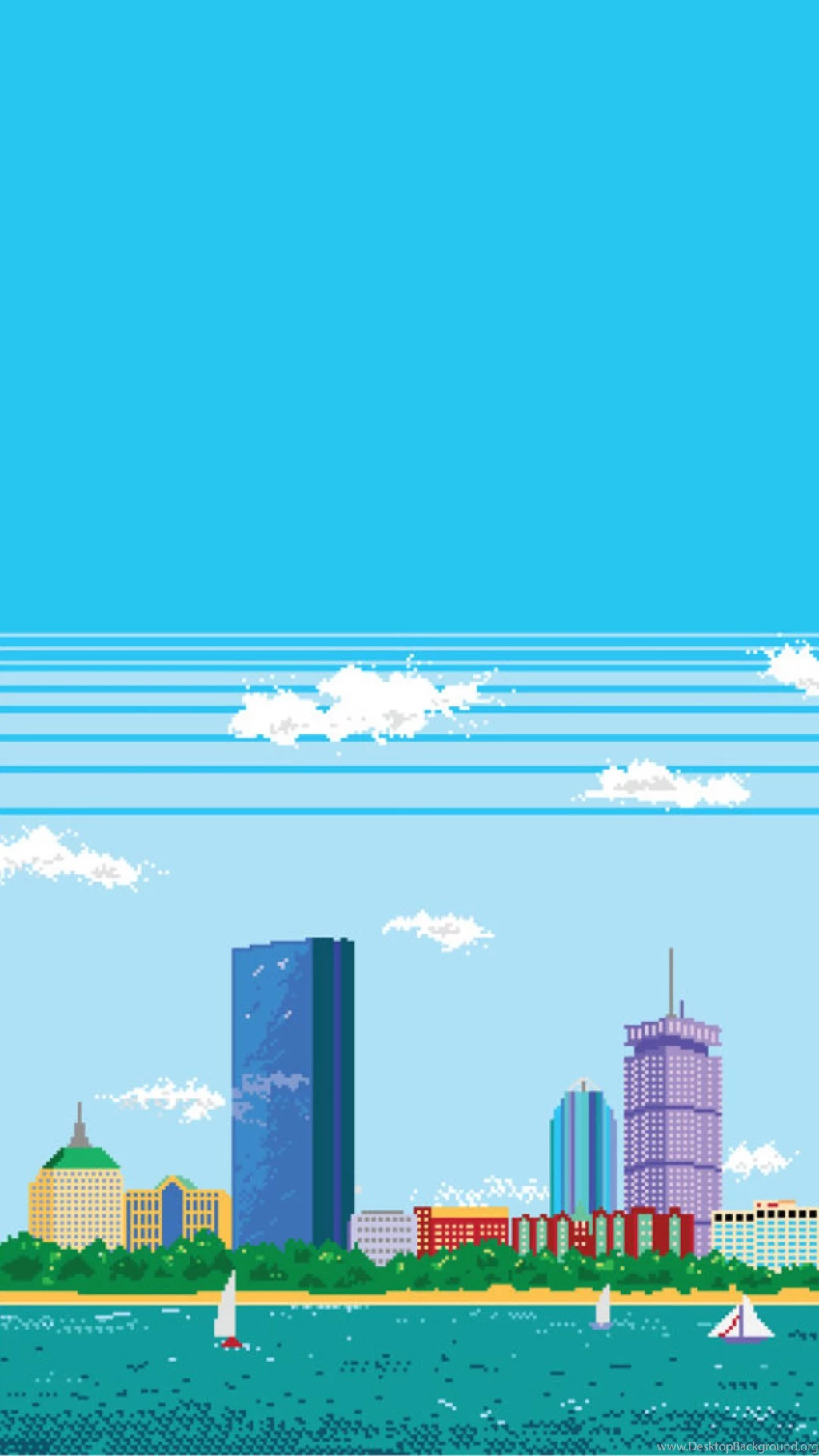 Boston Pixel Phone Wallpapers : Boston