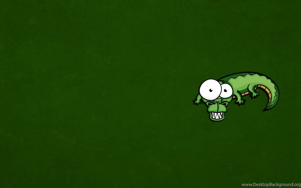 Crocodile Goggle Eyed Minimalism Funny Cartoon Hd Wallpapers Wallpapers