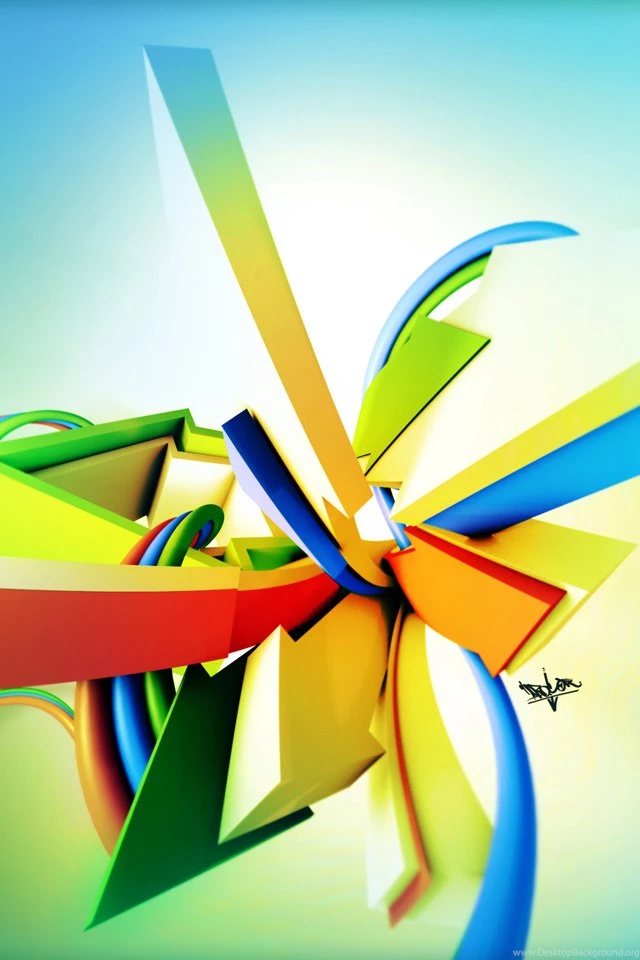 3D Stripes iPhone Wallpapers Download For iPad And iPhone