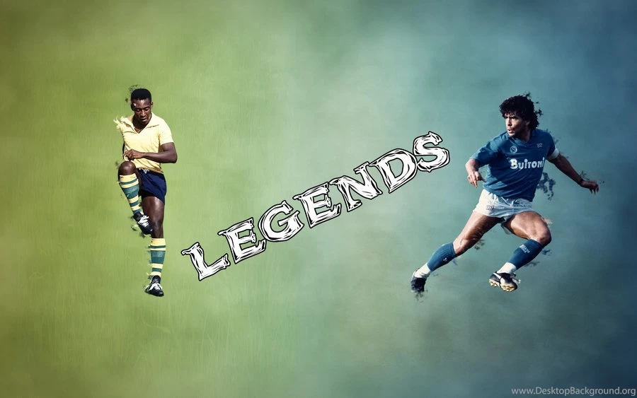 Pele I Maradona By Boki111 On DeviantArt