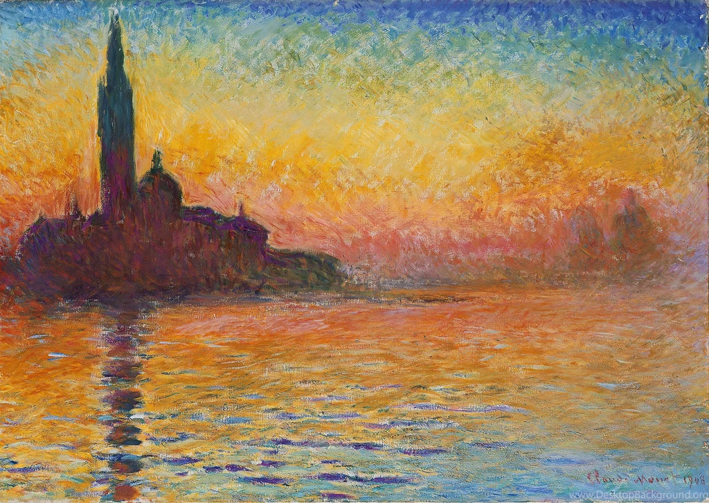 Claude Monet Saint Georges Majeur Au Cr Puscule2 Answering My ...