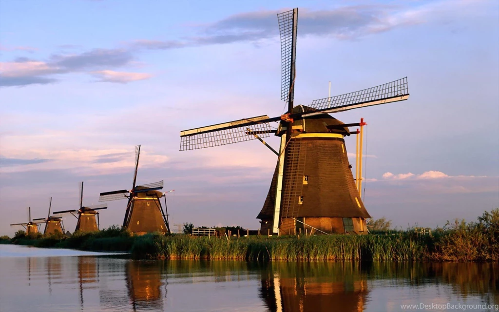 Dutch Windmills HD Knockout Wallpapers Free HD Wallpapers Download ...