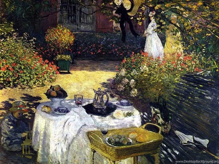 Claude Monet Painting : The Luncheon 1600*1200 1 Claude_Monet_ ...