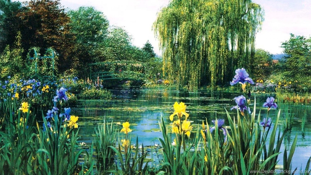 MONET S GARDEN WALLPAPER (