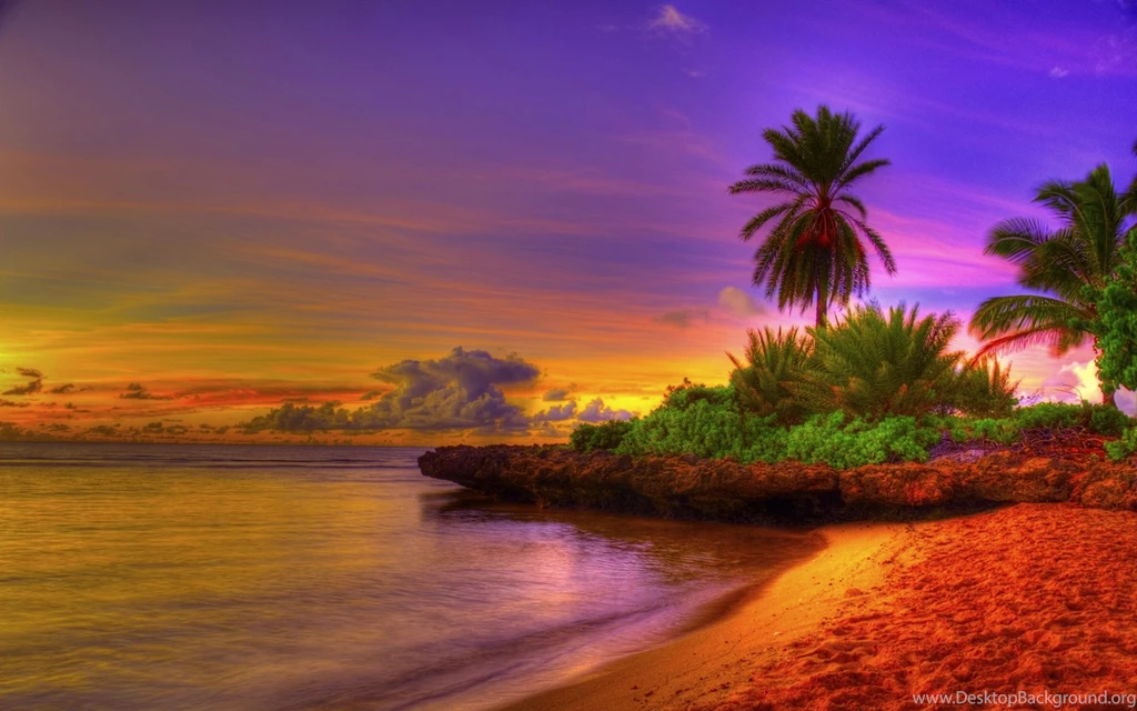 Tropical Beach Waves Wallpapers Wide Kemecer.com