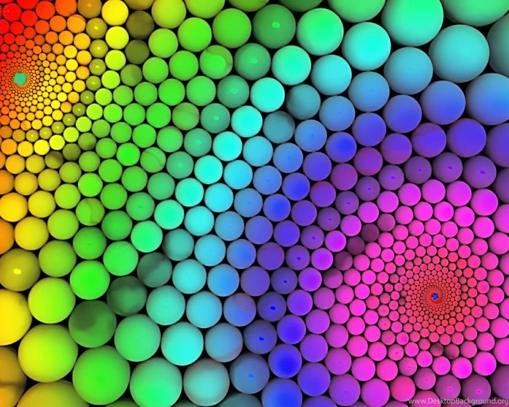 Rainbow Colours On Pinterest