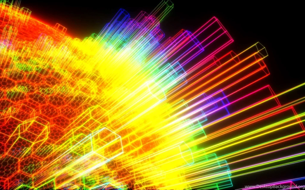 All New Wallpapers : Geometry Rainbow Colours Wallpapers