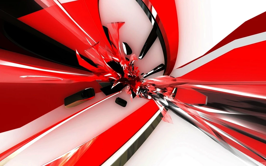 Red 3d Black White Backgrounds HD Wallpapers