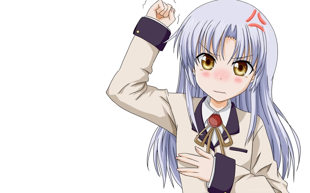 Angel Beats! Tachibana Kanade Simple Backgrounds Wallpapers ...