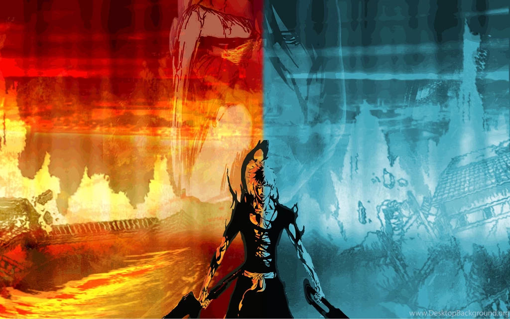 Image Ichigo Two Color Background.png Bleach Wiki Wikia