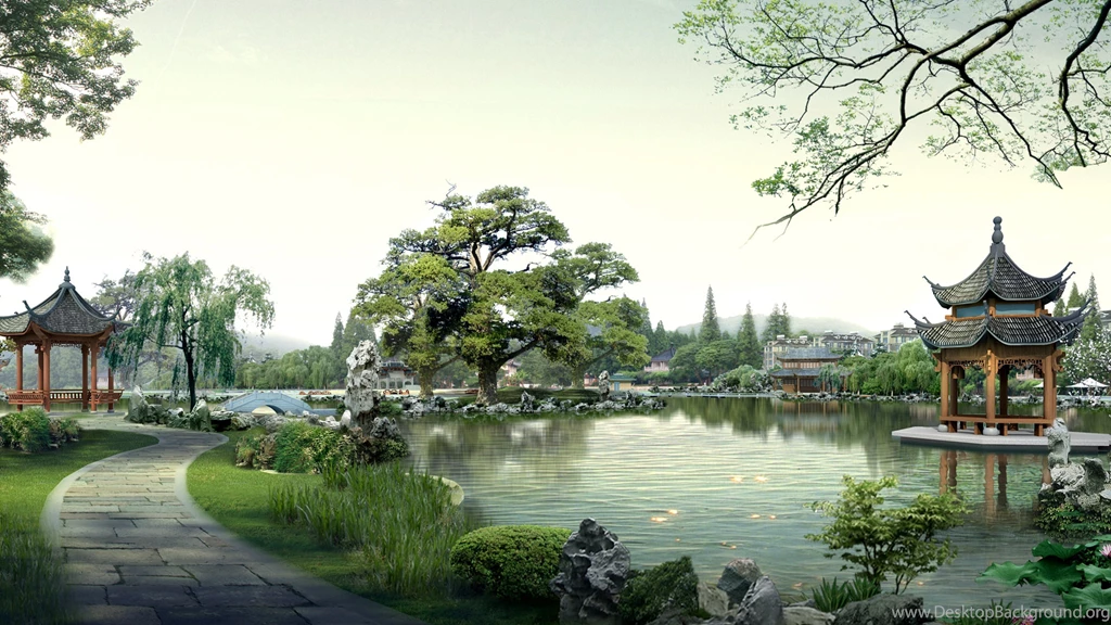 Download Wallpapers 3840x2160 China, Nature, Buildings, Pagoda ...