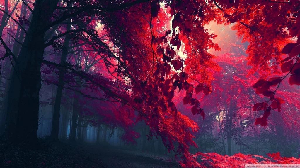 Wallpapers Red Leaves Autumn 1920 X 1080 Full Hd 1920 X 1080 ...