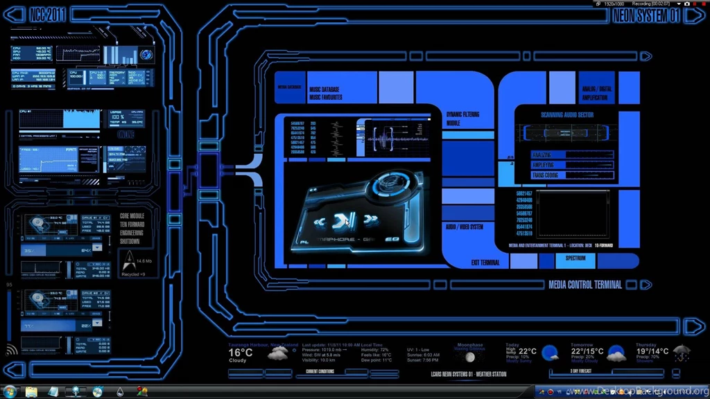 Cool Screensavers Site: Lcars Screensaver Vista