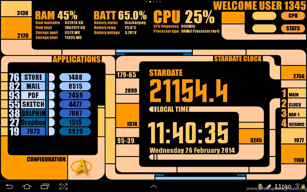 Go Trek Live Wallpapers Free Android Apps On Google Play