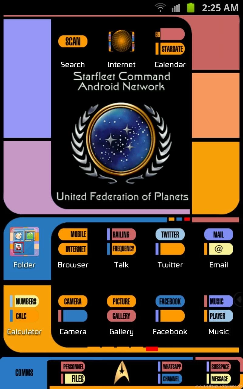 LCARS Go Launcher Ex Theme APK Download Free Personalization APP ...
