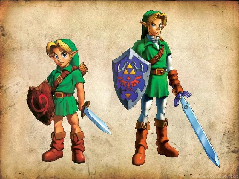 Zelda Ocarina Of Time Link Wallpapers : Desktop And Mobile ...