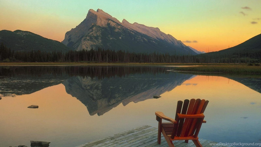 Canada Mountain Reflection Lake Banff National Park HD Wallpapers ...