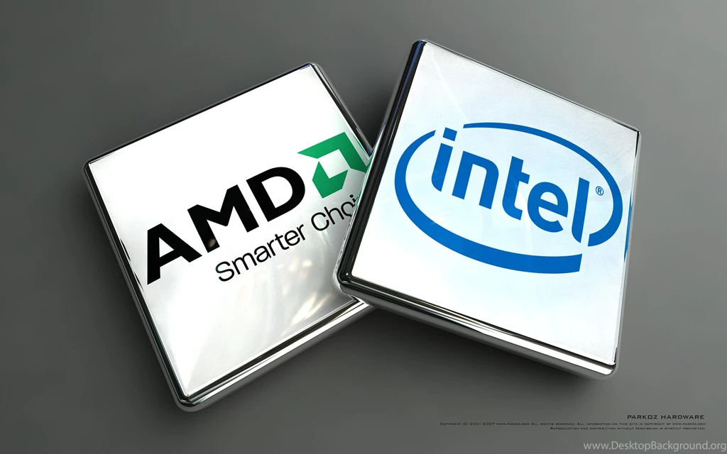 Intel Amd Logo Wallpapers Computer