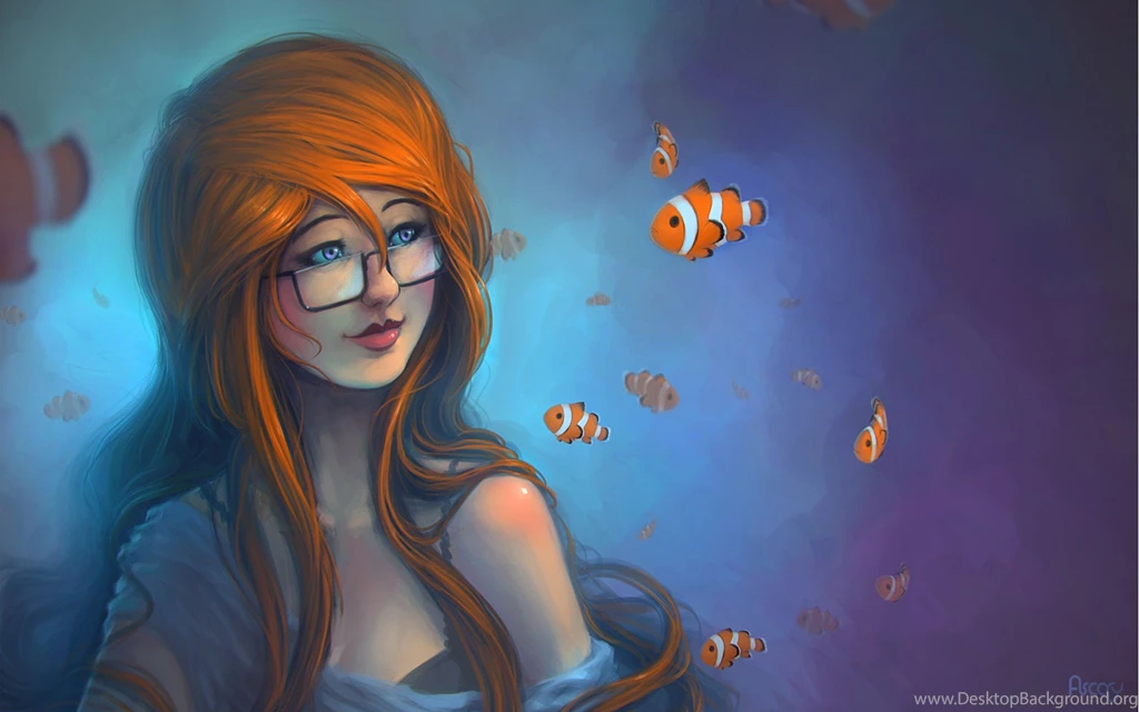 Download The Clown Fish Day Dreaming Wallpaper, Clown Fish Day ...