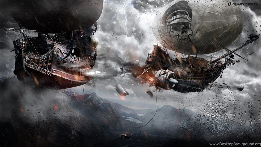 Airship Of Doom Uhd Wallpapers Ultra High Definition Wallpapers ...