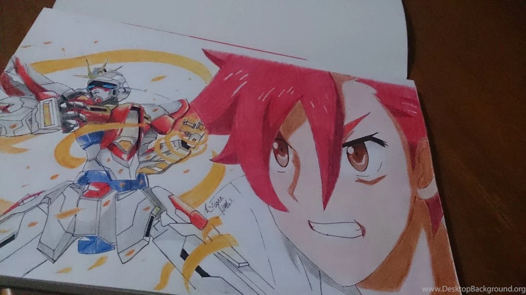 Kamiki Sekai With Build Burning Gundam.. By AyumaHoutaro On DeviantArt