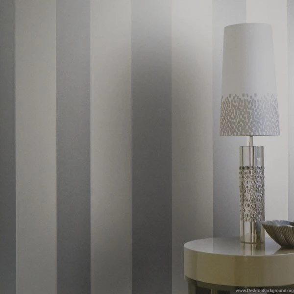 Silver Metallic And White Stripe   Wallpapers Brokers Melbourne ...
