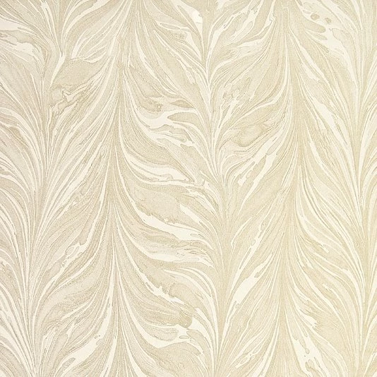 Ebru Marbled Effect Wallpapers Silver