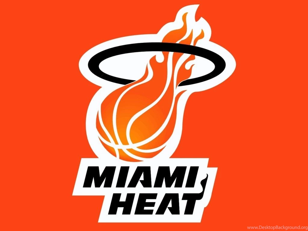 Orange Miami Heat Logo Wallpapers