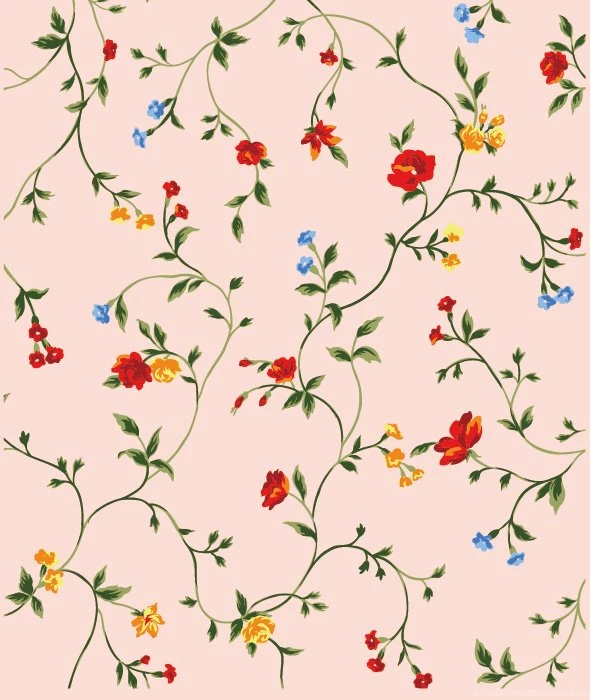 Red,yellow,blue,and A Small Flower Backgrounds Vector_Vectors ...