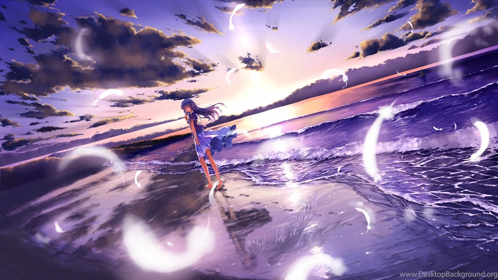 Girl On The Beach HD Wallpapers