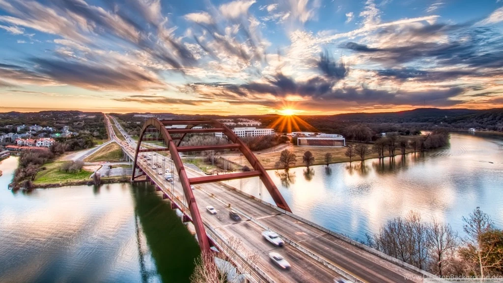 Pennybacker Bridge, Austin, Texas HD Desktop Wallpapers : High ...
