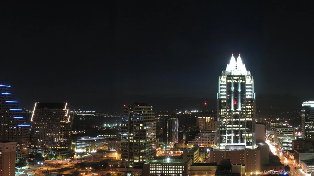 Download Wallpapers 3840x2160 Austin, Texas, Skyscrapers, Night ...