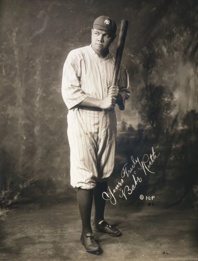 Baseball,MLB Baseball Mlb New York Yankees Babe Ruth 2623x3456 ...