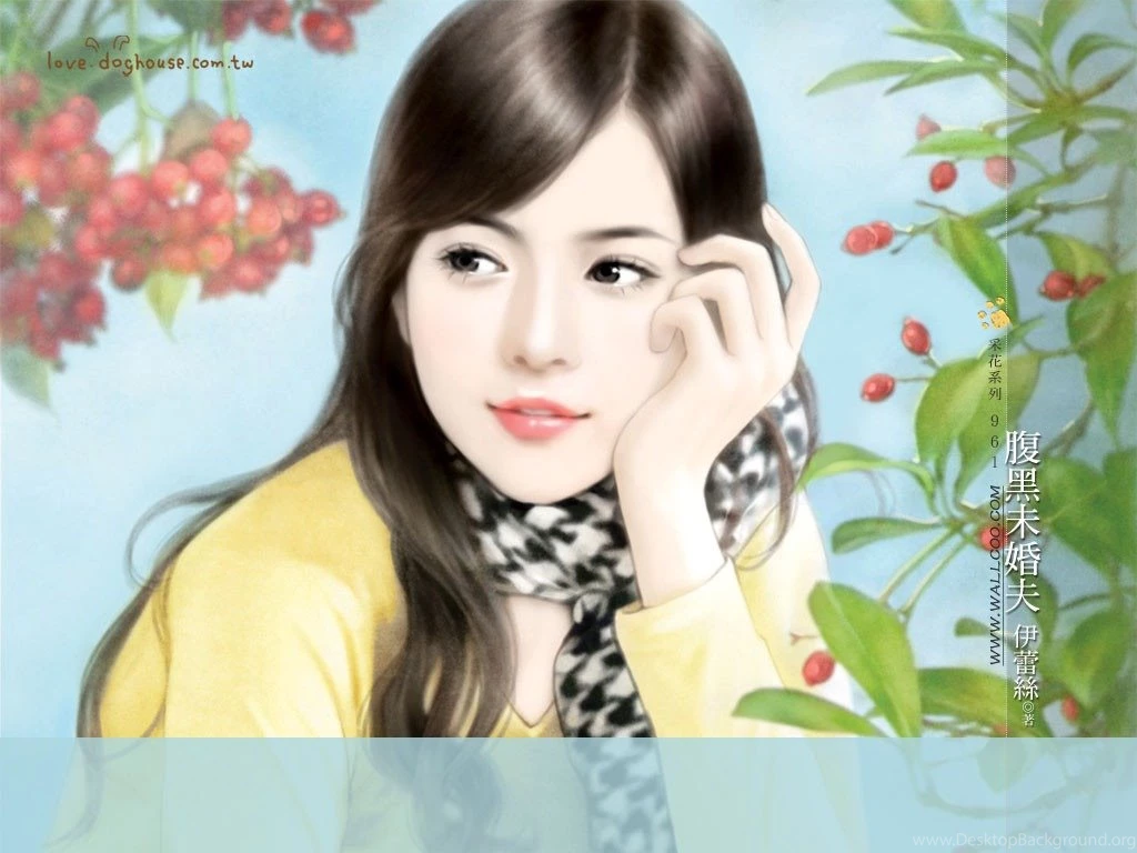 Sweet Girl Illustrations Beautiful Girls On Romance Novel ...