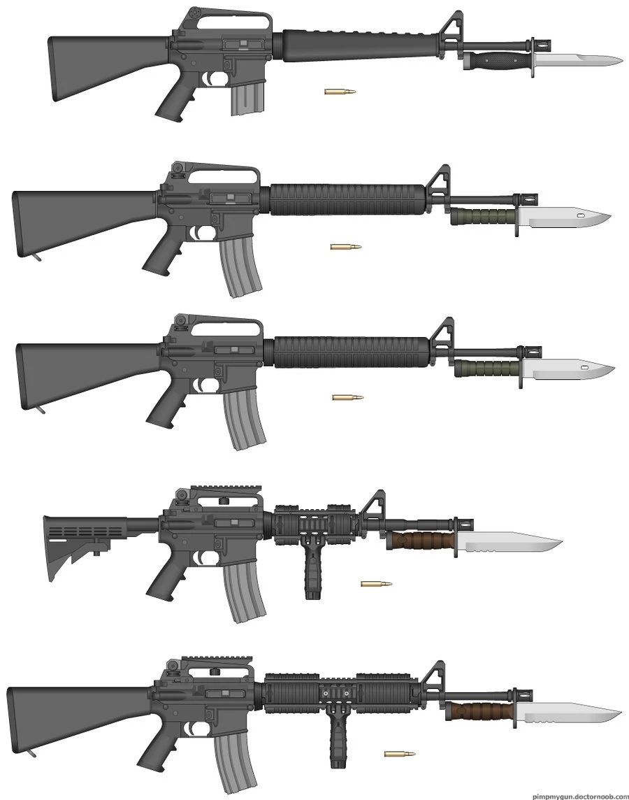 M16 Evolution (revised) 5.56x45mm By TAZWASHA69 On DeviantArt