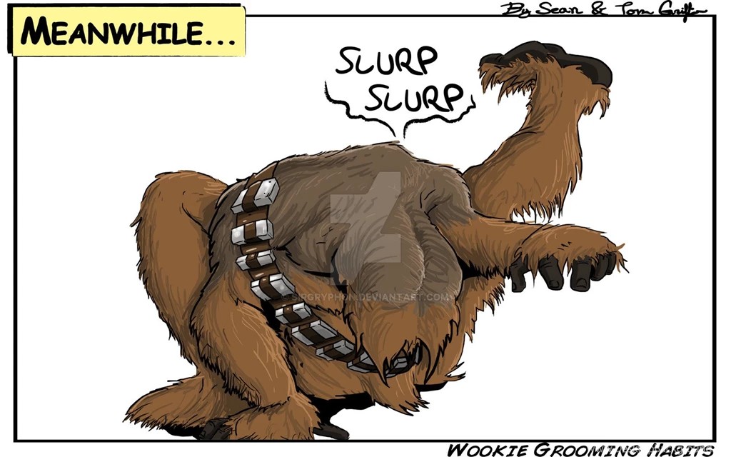 Wookie Grooming Habits By SirGryphon On DeviantArt
