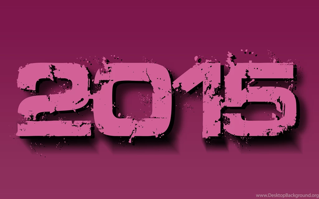 Happy New Year 2015 Logo Images 3D