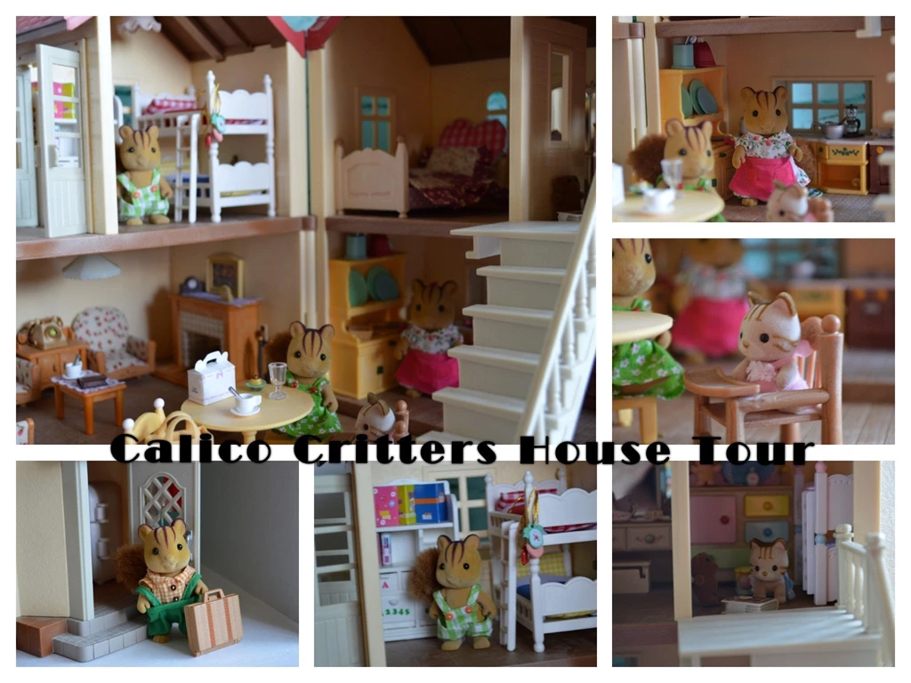 Calico Critters House Tour ~ May 2014 YouTube