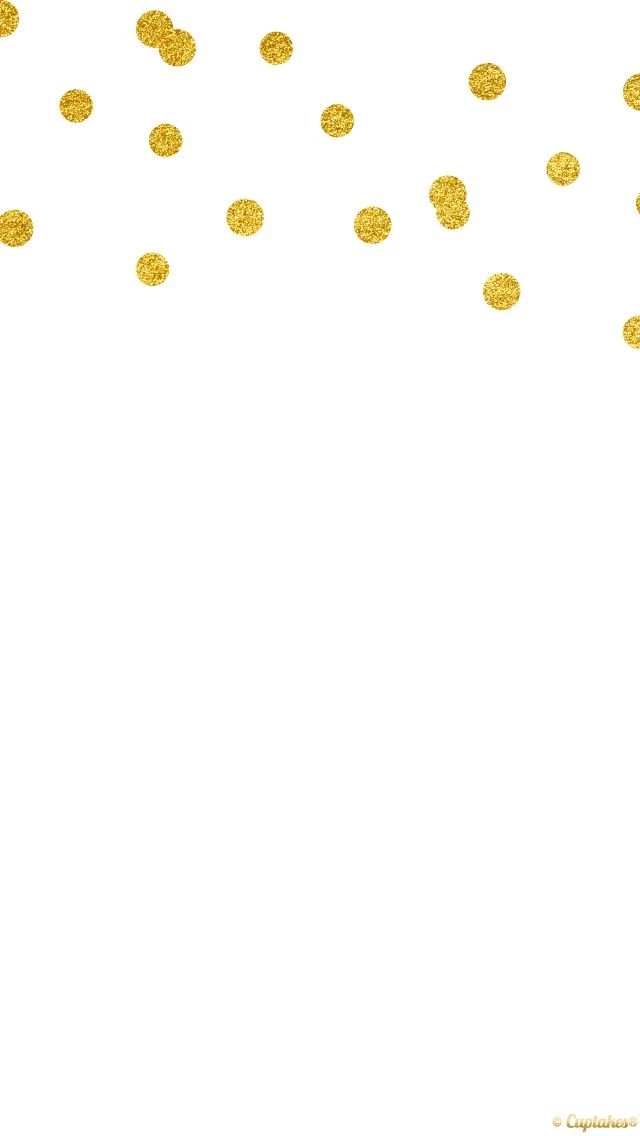 Minimal White Gold Confetti Spots Dots Iphone Phone Backgrounds ...